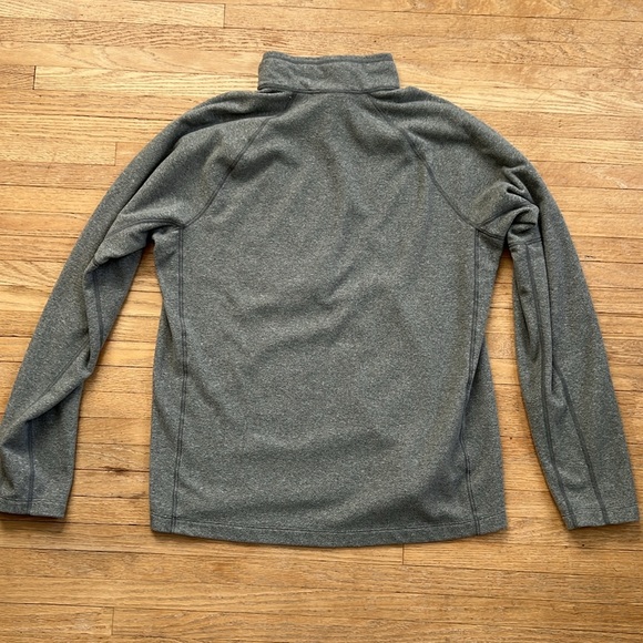 THE NORTH FACE Flash Dry Gray 1/2 Half Zip Fleece Pullover Jacket Men's Medium - Picture 8 of 8